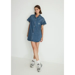 Nika Kolej Indigo Mavisi Jean ELBISE1310631-89234