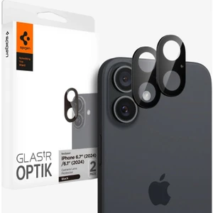 iPhone 16 / 16 Plus Kamera Lens Camı Koruyucu GLAS.tR Optik (2 Adet) Black - AGL07922