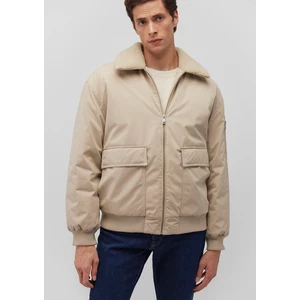 Dik Yaka Bej Bomber Ceket 0110465-86559