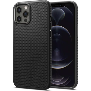 iPhone 12 / 12 Pro Kılıf Liquid Air Matte Black - ACS01701
