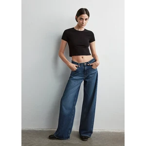 Siena Iconic Puslu Koyu Mavi  Jean Pantolon 1010763-87748