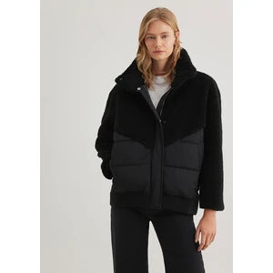 Sherpa Detaylı Siyah Ceket 1110476-900