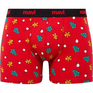 Yılbaşı Temalı Baskılı Boxer 092252-32421