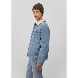 Zander Classic Denim Suni Kürklü Açık Mavi Jean Ceket 0111214-88554