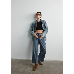 Siena Iconic Puslu Indigo Mavisi Jean Pantolon 1010763-88582
