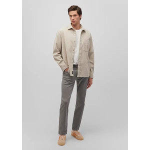 Martin Gölge Gri Comfort Gabardin Pantolon 0037880922