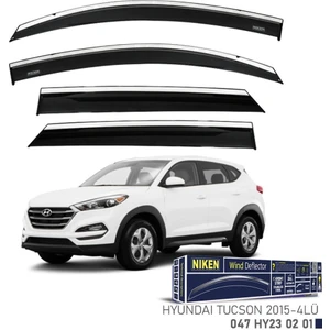 Hyundai Tucson Niken Kromlu Cam Rüzgarlığı 4lü Set 2015 2020