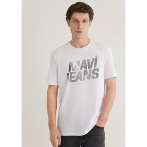 Mavi Jeans Baskılı Beyaz Tişört 0610260-620