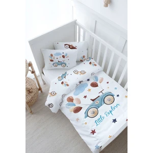 Tuğba Kuğu Bebek Boy Nevresim Takımı (100X150) - For Baby Serisi - Balonlu Araba