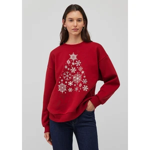 Yılbaşı Temalı Kırmızı SWEATSHIRT1S10331-80695