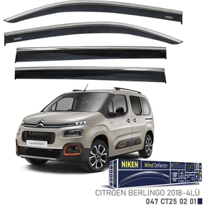 Citroen Berlingo Niken Cam Rüzgarlığı 4lü Set 2019 ve Üstü