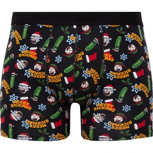 Yılbaşı Temalı Siyah Boxer