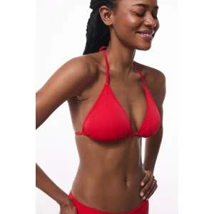 Kırmızı Üçgen Bikini Üstü