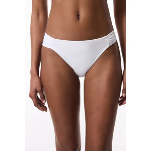 Beyaz Düşük Bel Hipkini Bikini Altı