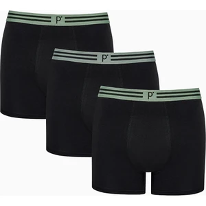 Erkek Black Line 3lü Çok Renkli  Boxer