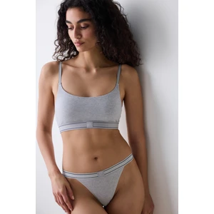 Removable Padded Bra Gri Üst