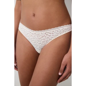 Easy Lace V Shape Krem Brazilian Külot