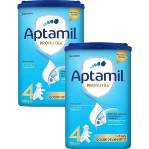 4 Pronutra Devam Sütü 800 G 1 Yaş+ Akıllı Kutu x 2 Adet