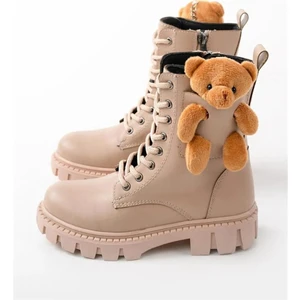 Moda Lime Günlük Ortapedik Yüksek Taban Ayıcıklı Bot Çocuk Kışlık Bot Çocuk Kışlık Ayakkabı Kız Çocuk Botu