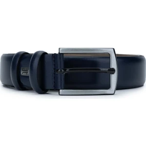 Tamer Tanca Erkek  Deri Lacivert Klasik Kemer 562 105 Erk Kmr SK24-25 Lacı Acma