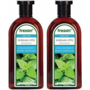2 Adet Yağlı Saçlar İçin Isırgan Otu Şampuanı 300 ml Şampuan Mavi 2’li