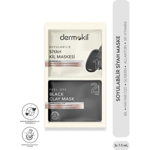 Soyulabilir Siyah Kil Maskesi 2* 7.5 ml