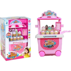 Tekerlekli Oyuncak Dondurma Arabası