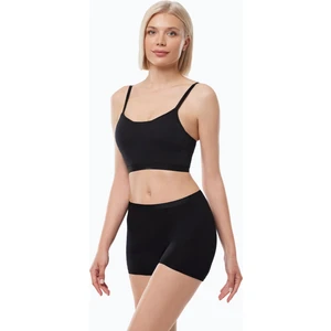 Kadın Siyah Iz Yapmayan Modal Yüksek Bel Boxer 108