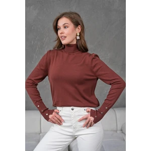 Kolu Çıtçıtlı Balıkçı Yaka Kazak 1050