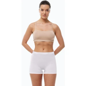 Kadın Beyaz Iz Yapmayan Modal Yüksek Bel Boxer 108