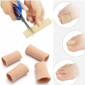 7 cm Ayak Batık Koruyucu Tırnak Koruyucu Boru Kumaş Silikon Jel Tüp Kemik Koruyucu