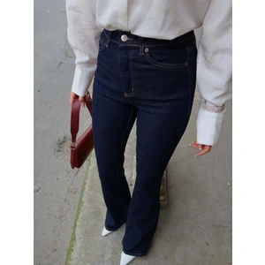 Esra Helvacı Blue Ispanyol Paça Jean