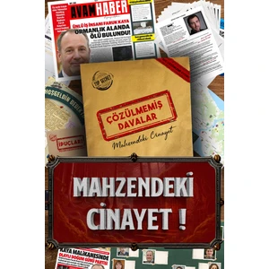 Çözülmemiş Davalar Cinayet Çözme - Dedektif Oyunu - Suç Çözümleme Kutu Oyunları - Mahzendeki Cinayet - Cinayeti Çöz