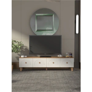 Bohem 180  cm  4 Kapaklı Tv Ünitesi Mdf Kapak Model 1 Tek Ebat