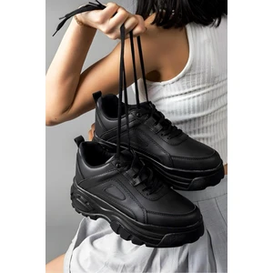 Kadın Günlük Sneaker Yüksek Taban 6 cm Hafif Rahat Spor Ayakkabı Kadın Kalın Taban Sneaker
