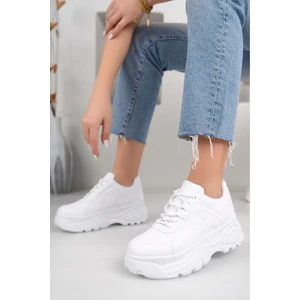 Kadın Günlük Sneaker Yüksek Taban 6 cm Hafif Rahat Spor Ayakkabı Kadın Kalın Taban Sneaker