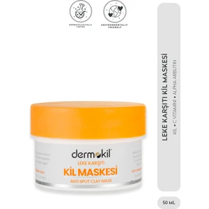 Leke Karşıtı Kil Maskesi Krem Formda 50 ml