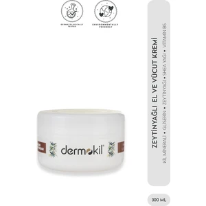 El, Yüz ve Vücut Bakım Kremi 300 ml Doğal Zeytinyağı & Kil Nemlendirici