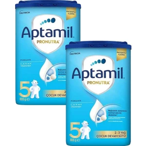 5 Pronutra Devam Sütü 800 G 2 Yaş+ Akıllı Kutu x 2 Adet