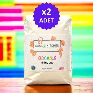 Soul Kitchen Organik Pirinç Unu 500 gr -2'li Avantaj Paket -