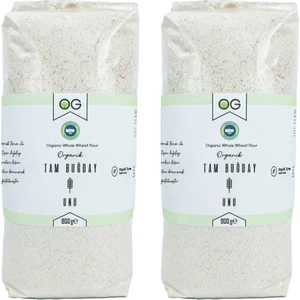 2'li Organik Tam Buğday Unu 800 gr