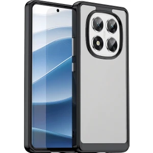 Xiaomi Redmi Note 14 Pro Plus 5g Luna Serisi Köşe Korumalı Sert Rubber Kılıf - AL3422 Siyah