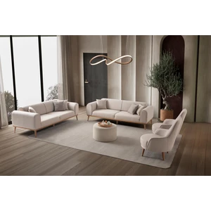 Edsy Home Rebull 3+3+1+1 Koltuk Takımı Sütlü Kahve