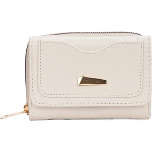 Newish Polo Kadın Krem Suni Deri Kartlık ve Cüzdan NEWPOLO297