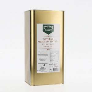 Köyceğiz Yöresel Naturel Sızma Zeytinyağı 5 Lt Teneke