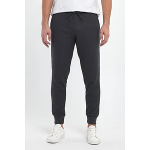 Cavla Collection Erkek Şardonlu Polyester Pike Paça Ribanalı Eşofman Altı