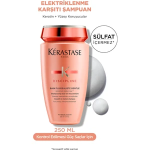 Discipline Bain Fluidéaliste Sülfatsız Zor Şekillenen Saçlar Için Kontrol Sağlayan Elektriklenme Karşıtı Şampuan 250 ml 250 ml