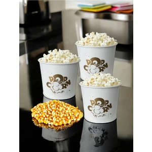 Popcorn Kutusu - Patlamış Mısır Kovası 3 Adet