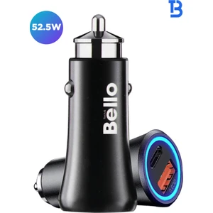 Tech&bello accessories Bello Bc-02 52.5W Araç Adaptörü