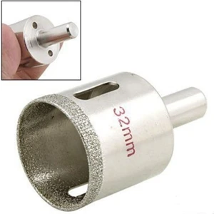 32mm Mermer Granit Fayans Cam Yuvarlak Delme Panç Elmas Uç Yuvarlak Açma Matkap İçin Karot Ucu